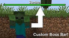 How to give a mob a custom boss bar in Minecraft!