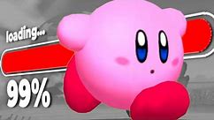Speedrunning Kirby while another game loads