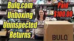 Bulq.com Unboxing Paid $100.00 Uninspected Returns Online Reselling