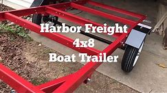 Harbor Freight 4 x 8 Trailer / Boat Trailer