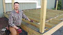 How to Build a 12x16 ft Deck with Trex & Home Depot Part 1 | DIY Decking