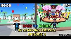 How to Buy Art - Noob to Pro in Starving Artists Roblox Ep 3