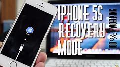 How to Put iPhone 5s in Recovery / Restore Mode
