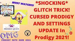 PRODIGY MATH 2021| HUGE CURSED Glitch Found Prodigy Game | New Settings UPDATE 2021 | Prodigy Queen