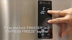 [LG Refrigerator] - How to show errors on the Bottom Freezer Display