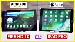 New Amazon Fire HD 10 Tablet Review (iPad Pro vs Fire HD) + GIVEAWAY!