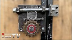 Door Lock | Instructions for Making Self-Locking Door Latches at Home#LockTV