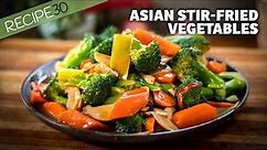 Asian stir fried vegetables