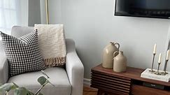 Remember these 3 tips when decorating your home. 1. Use Baskets to hold items in a space and help get rid of visual clutter. In a living room use them to hold blankets, use them on a shelf to hold smaller items all in one place, or in the bathroom to hold toilet paper. 2. When buying throw pillows for your couch or bed make sure you don’t only buy one size. Using varying sizes of pillows help to add dimension so buy pillows of all shapes and sizes. 3. Decorate in groups of three. Whenever creati
