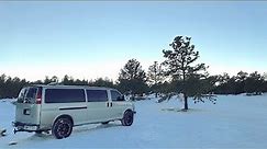 Van Camping In The Colorado Winter | Winter Van Camping