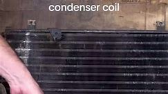 How to properly clean a condenser coil #cars #automotive #automotivetechnician #mechanic #cartok #mechanicsoftiktok #carsoftiktok #AutomotiveTechnician #technician #diy | WeWrench