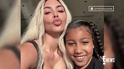Kim Kardashian's Son Saint West Debuts Blonde Hair During Courtside Birthday Celebration