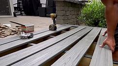 Laying deck boards #homeimprovement #contractorlife #exterior #deck #constructiontips #howto #patiomakeover | Constructions Reels 01