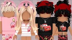 MATCHING roblox outfits - girl and boy w/ codes & links | coziivibes ♡