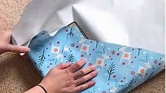 How to wrap a gift using no tape!
