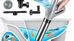 Toilet Plunger Set, Air Drain Blaster, Drain Clog Remover Tool, High Pressure Drain Blaster Gun with Visual Barometer, Toilet Plungers Suitable for Sink, Toilets, Bathroom, Kitchen, Clogged Pipe
