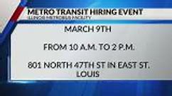 Metro transit hiring event