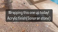 Deck resurface(acrylic finish) Sonoran Stone | JR Pool Remodels, LLC.