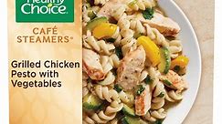Healthy Choice Cafe Steamers Grilled Chicken Pesto with Vegetables, Frozen Meal, 9.9 oz Bowl (Frozen)