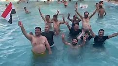 Protesters storm Baghdad palace and take dip in presidential swimming pool
