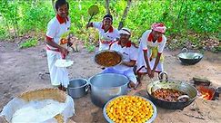 Bengali style Mutton Biryani recipe | Layer Biryani making for village people | villfood Kitchen