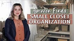 AMAZON MUST-HAVES for SMALL CLOSETS (Best of Storage + Organization!)