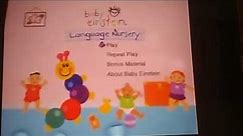Language Nursery 2003 DVD Menu