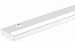 LED Under Cabinet Lighting Dimmable Hardwired or Plugged-in Installation - 3 Color Temperature Slide Switch - Warm White (2700K), Soft White (3000K), Cool White (4000K) - 18 Inch White Finish