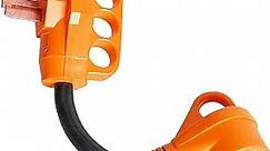 50AMP RV Power Cord RV Extension Cord … (Orange, 1FT)