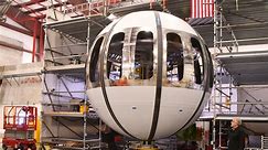 Spaceship Neptune balloon capsule taking shape in Titusville hangar for 2024 test flight