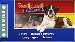 Beethoven's Big Break - DVD Menu