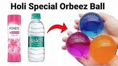How to make orbeez with Powder/DIY colourful waterballs/Homemade Crazy ball/DiyBouncy ball#ball#holi