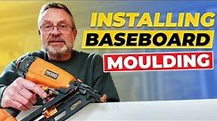 Installing Baseboard Moulding For Beginners [Trim Tutorials #12]