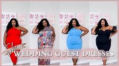 SHEIN Wedding Guest Dresses for the LOW!| Plus Size Wedding Try-on Haul| Simply Sonja SHEIN