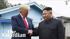 Kim Jong-un welcomes Donald Trump to North Korea