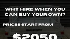 Why hire when you can buy? Prices... - MEGASTRONG Trailers