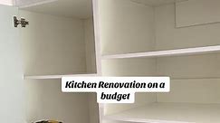 Kitchen renovation on a budget #homeimprovement #home #kitchendesign #homeproject #renovation