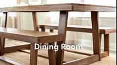 Plank+Beam Solid Wood Corner Desk with Shelves, L-Shaped Desk for Bedroom, Home Office Study Desk, 55.25 Inch, Natural