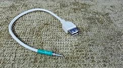 DIY AUX to USB Cable