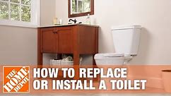 How to Replace or Install a Toilet | Bathroom Renovation | The Home Depot