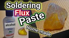 Soldering flux paste home made