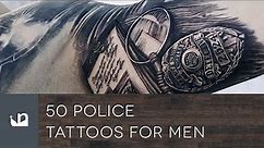 50 Police Tattoos For Men