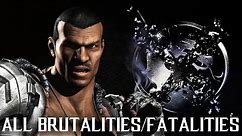 MKX Jax - All Brutalities and Fatalities - Mortal Kombat X Jax Gameplay