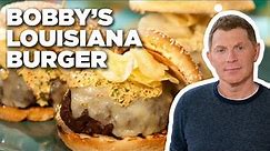 Bobby Flay's Louisiana Burger | Grill It! with Bobby Flay | Food Network