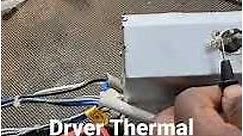 Samsung dryer thermal fuse testing. #shorts