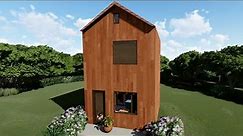 Two Story Tiny House 4x4M ( 300 sqft )