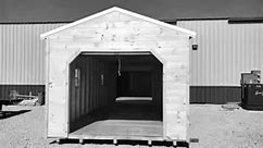 12x30 Mini Garages starting at $11,500.00. #modernsheddesign #garage #home #storage #michigan @michigan | Modern Shed Design Inc