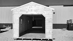 12x30 Mini Garages starting at $11,500.00. #modernsheddesign #garage #home #storage #michigan @michigan | Modern Shed Design Inc