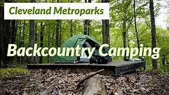 Camping in the Cleveland Metroparks' backcountry campsites