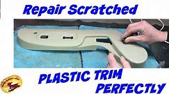 How To Repair Scratched & Gouged Interior Trim & Match TEXTURE Perfectly!